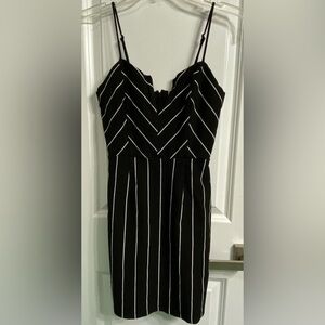 Lush Stripped Mini Dress Size Small